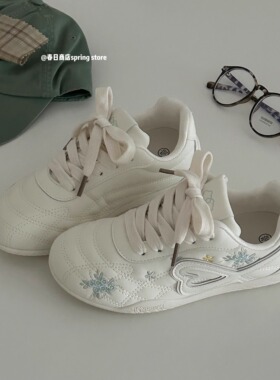 春日商店复古德训鞋女2025新款秋冬运动休闲板鞋百搭小白鞋赛车鞋