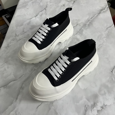 黑色帆布鞋2025新款厚底增高运动休闲老爹鞋情侣松糕小白鞋百搭