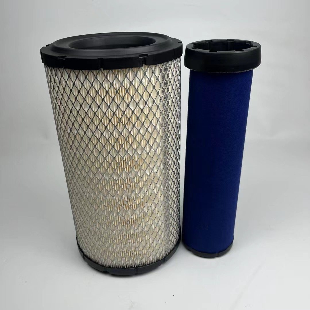 PU1832全胶复合适配明宇重ZL950D装载机空气滤清器明宇950D空滤