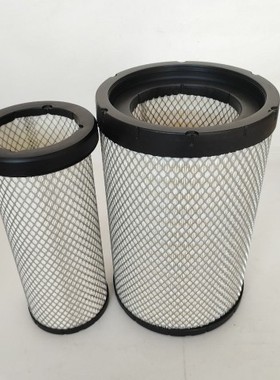 YK2543PU空气滤芯适用于重汽王牌力狮瑞狮豪曼自卸车空滤清器配件
