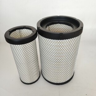 YK2543PU空气滤芯适用于重汽王牌力狮瑞狮豪曼自卸车空滤清器配件