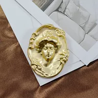 Ретро брошь, аксессуары на лацкан, булавка, аксессуар, европейский стиль, полупрозрачная растушевка, (в наличии на складе)