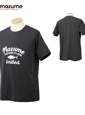 妈祖美Mazume钓鱼服Mzap-849夏季户外休闲短袖圆领T恤速干衣透气