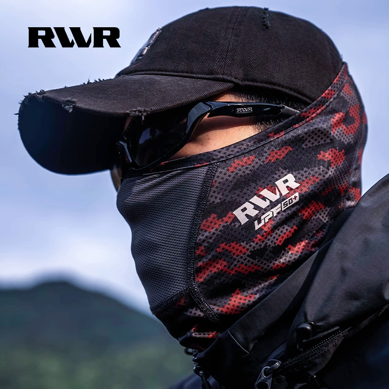 RVVR冰丝速干防紫外线面罩路亚户外防晒护臂透气护腿防晒衣
