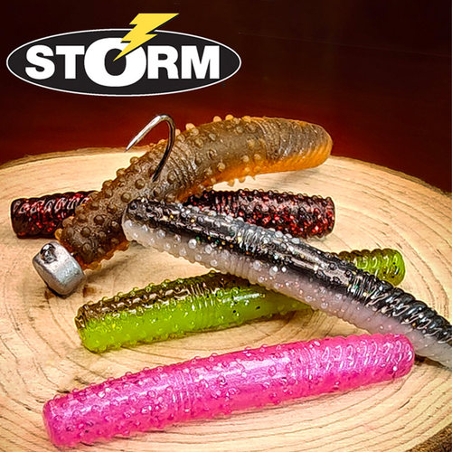 STORM五目浮水棒棒虫软饵