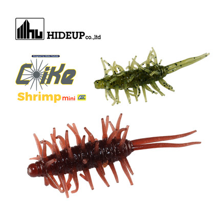 HIDEUP海参虫毛毛虫竞技软饵COIKE SHRIMP MINI黑坑浮水路亚假饵