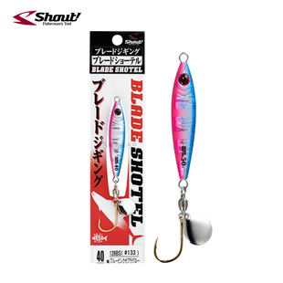 日本速特SHOUT旋转亮片铁板饵BLADE船钓路亚夜光反光假饵慢摇快抽