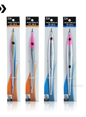 日本DAIWA达瓦铁板SALTIGA南油深海钓夜光速沉快抽大物金枪路亚饵