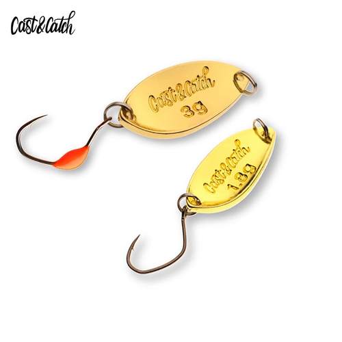 七成路亚Cast&Catch金甲虫微物亮片溪流马口军鱼白条路亚假饵硬饵