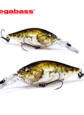 日本Megabass深潜小胖子DEEP-X100  CRANK重心转移路亚饵鲈鱼假饵