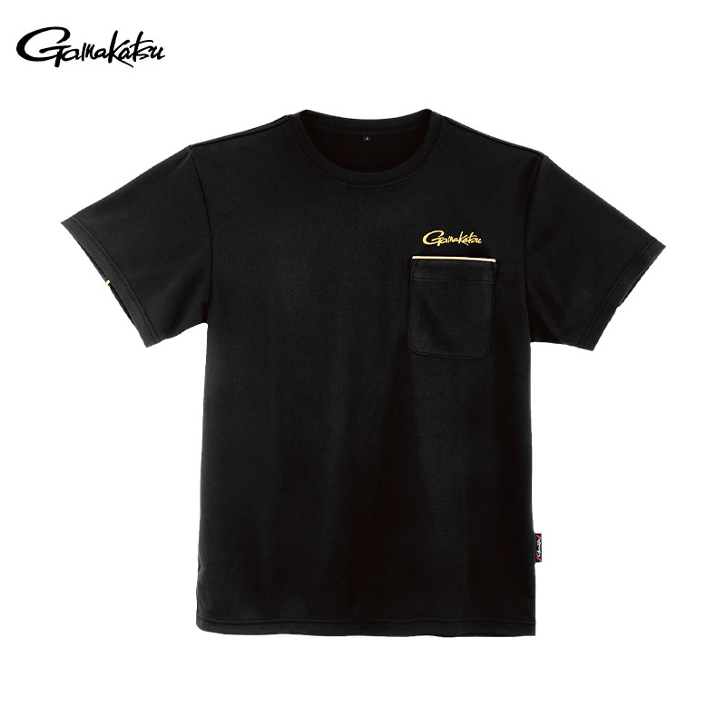 伽玛卡兹GAMAKATSU速干短袖T恤GM378舒适休闲圆领钓鱼服防晒透气