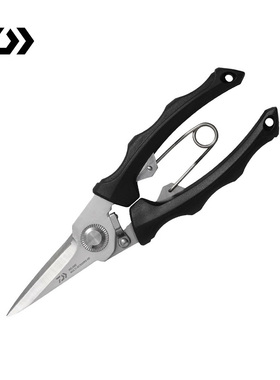 DAIWA达瓦钓鱼线剪刀IKEJIME MULTI便携锋利多功能路亚海钓剪刀HD