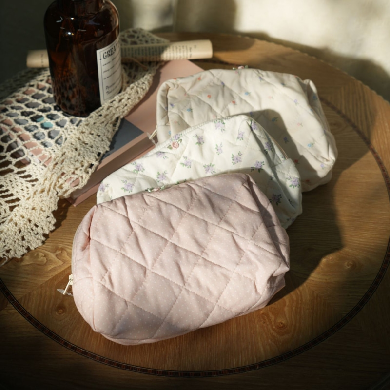 梧桐本色巧禾系列小号收纳包棉莫混纺手感细腻实用好看WV85201-3