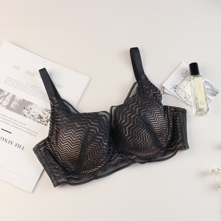 桧熙CD薄棉杯梧桐本色内衣大码防震收副乳大胸显小文胸wn22141