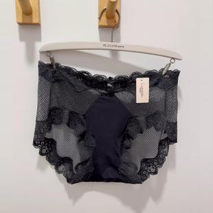 梧桐闺蜜静逸性感蕾丝柔软无痕轻薄速干中腰包臀GM21706