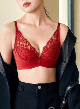 梧桐本色内衣禾韵厚模AB杯小胸聚拢无钢圈聚拢上托文胸wn84219