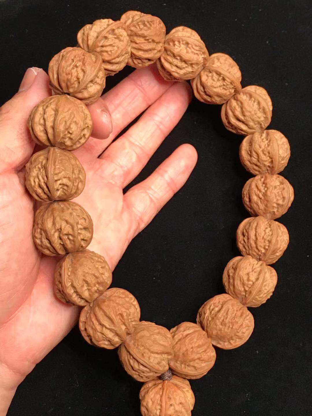 小郑野生小秋子小核桃京八棱龙脊官帽手持