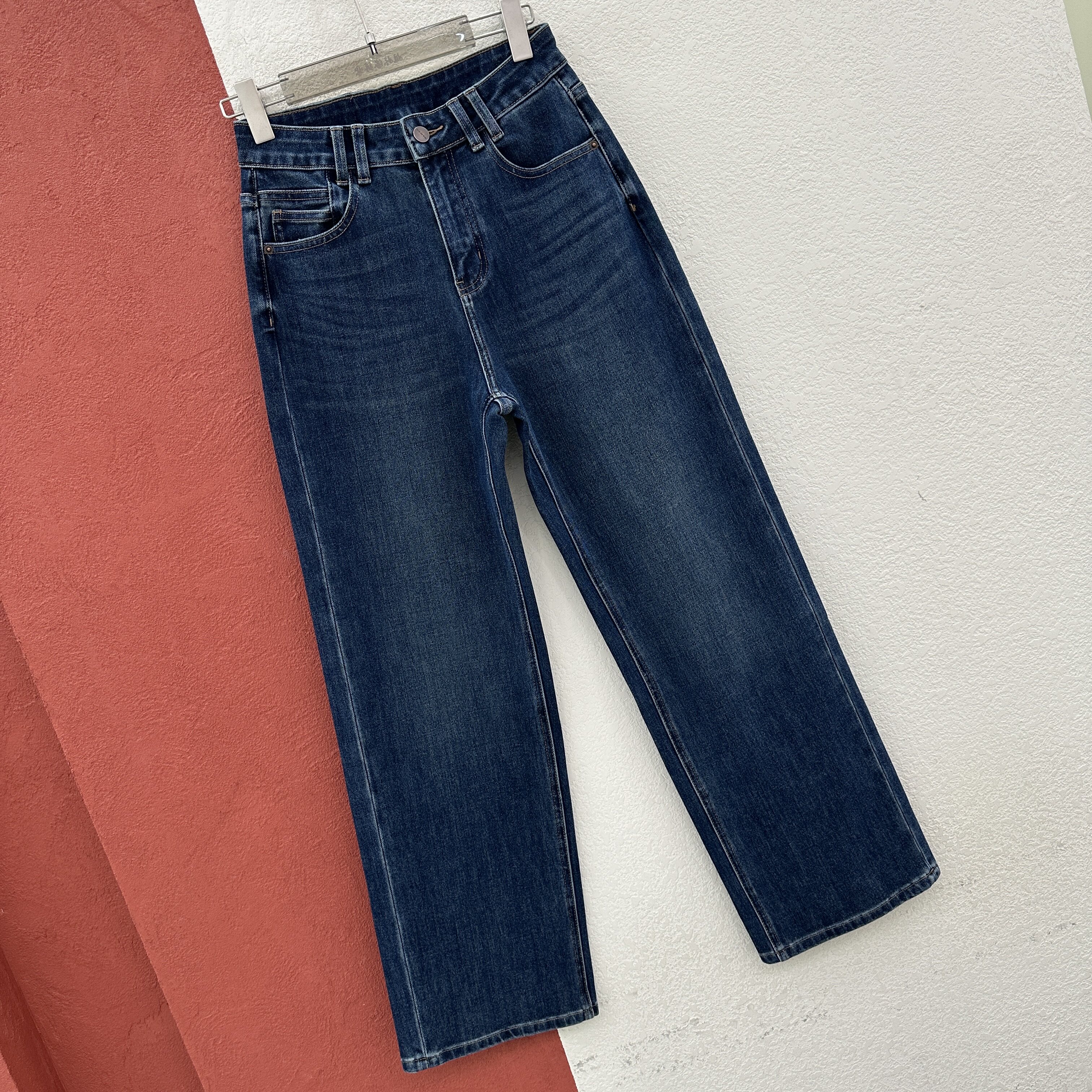 2026秋款Q FASHION JEANS酷希莱61500高腰显瘦窄版直筒牛仔裤女裤