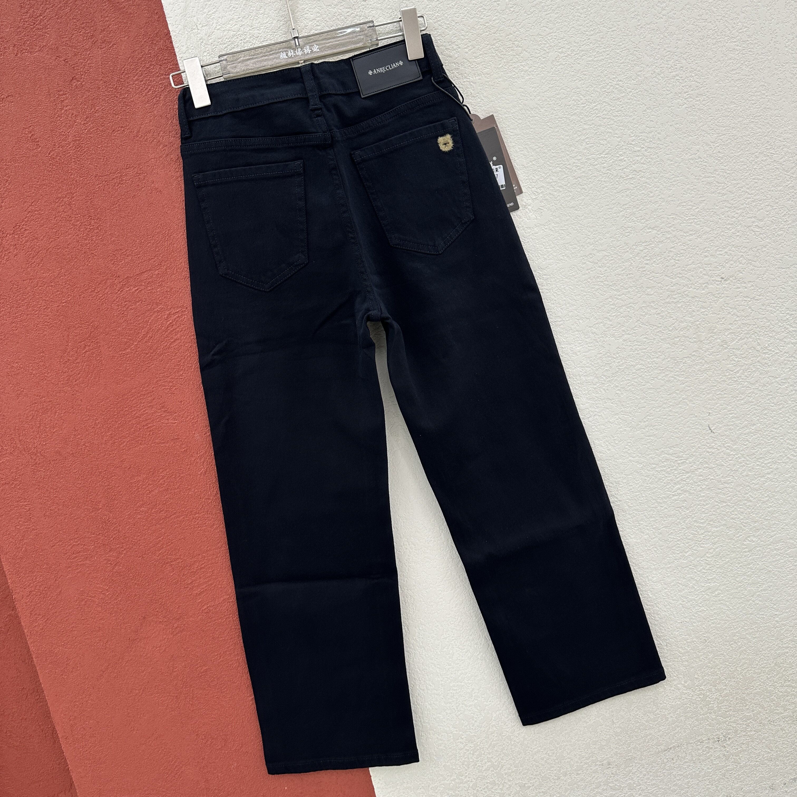 Q FASHION JEANS酷希莱9757直筒牛仔裤女九分烟管裤小个子法棍裤