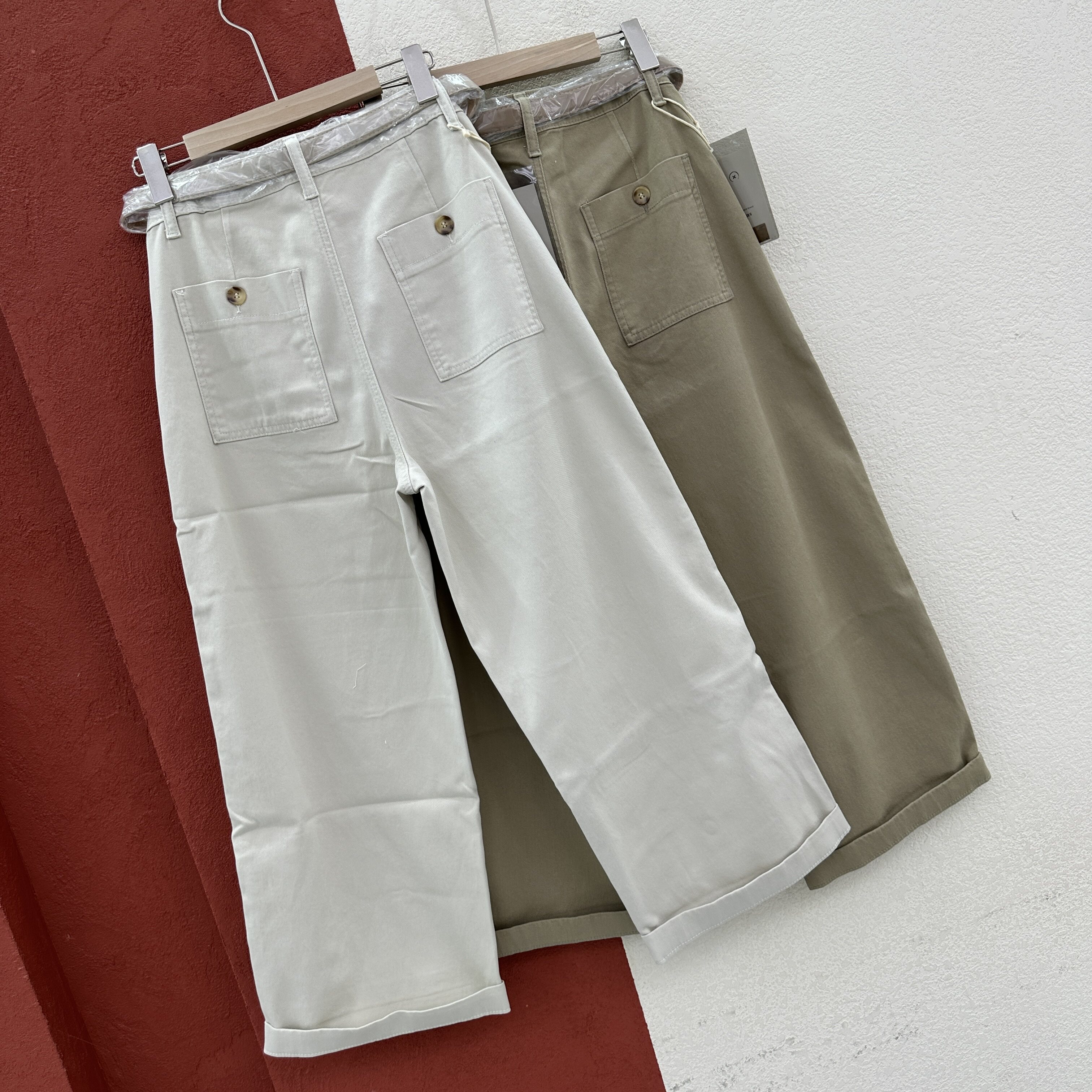 2026春款A FASHION JEANS阿凡牛5612牛仔裤女高腰显瘦阔腿裤九分
