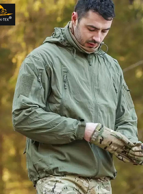 赫利肯TROOPER轻骑兵春秋防泼水夹克TAD轻量薄款软壳