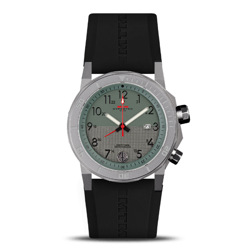 绿色男士运动风蓝宝石手表