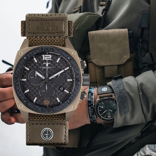 MTM 捕食者 氚管自发光表针战术可测速计时军表200M潜水防水