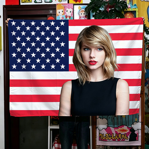 美式泰勒斯威夫特Taylor Swift挂布创意背景布房间装饰布艺挂毯
