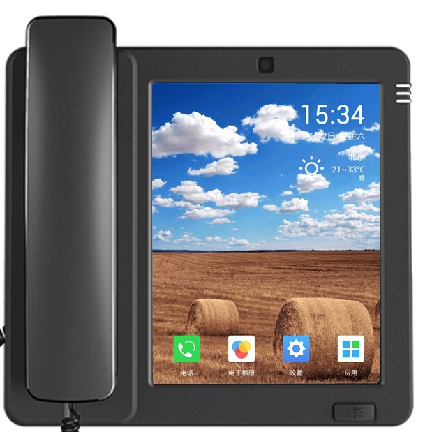 极钛星华gcord 安卓智能触屏可视电话录音电话 商务/家用座机黑名