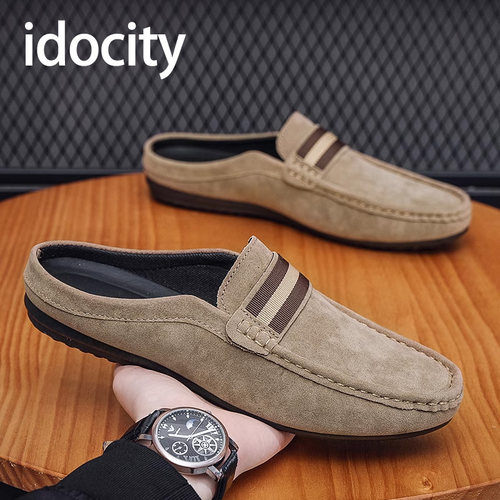 idocity男士休闲豆豆鞋皮鞋