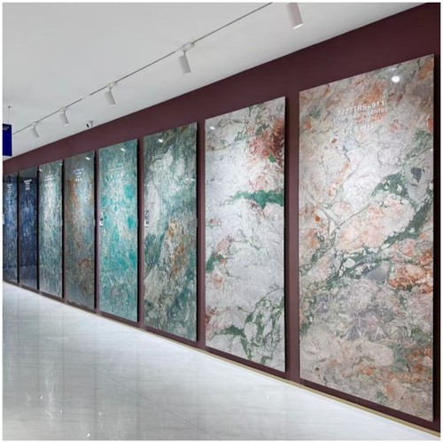 潘多拉岩板电视背景墙