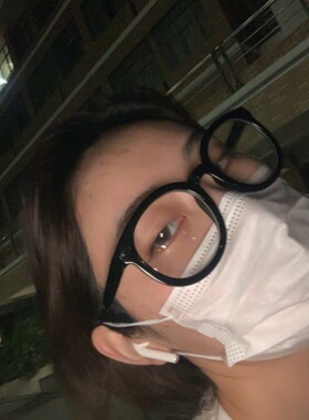 「关於」新复古泛泛同款黑色圆形眼镜框顽童大人黑色粗边框眼镜女