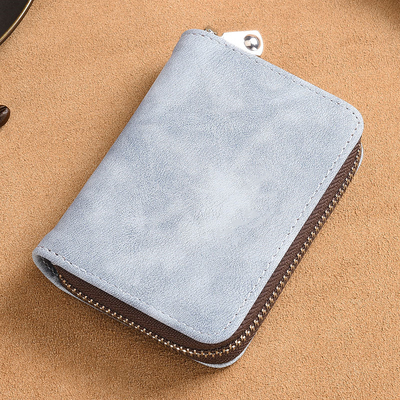 卡包防消磁证件拉链超薄小巧