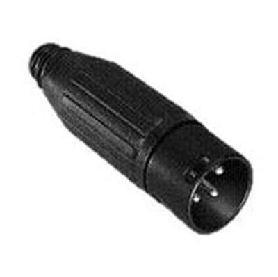 AAA5MBAUZH【XLR  5P M SLD XLR MTL HND BLACK FINISH, Au PLT】