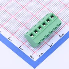 JL102-38106G01 螺钉式接线端子 3.81mm 排数:1 每排P数:6 直针