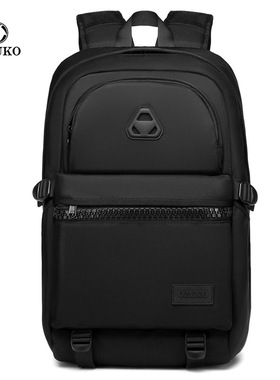 ozuko新款学生书包休闲男士电脑包15.6寸多功能双肩包backpack