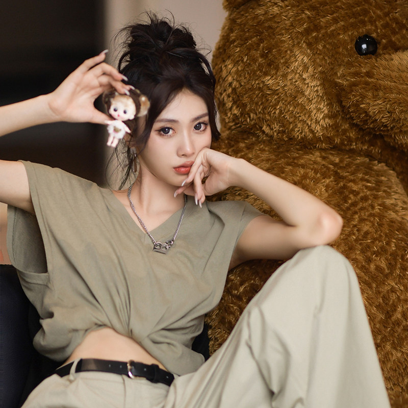 forevercan -超模balla穿搭 进口风衣面料简约高级套装