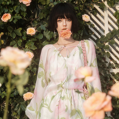 CAN新款渲染别致名媛气质套装女