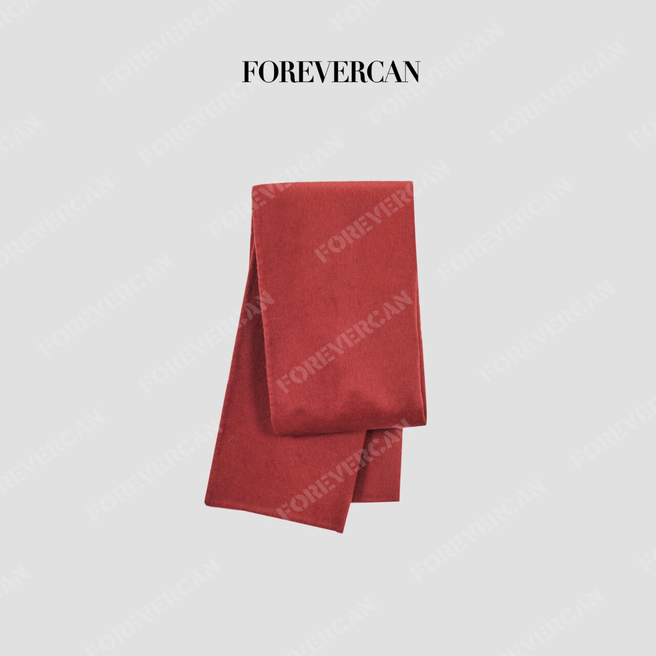 Forevercan&ldquo;福气满满&rdquo;经典牦牛绒桑蚕丝羊毛呢围巾