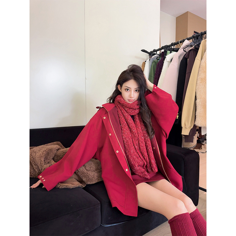 CAN秋冬新款复古高级感时尚套装