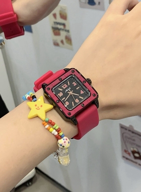 庄庄皇上18043手表女女款学生高颜值时尚轻奢小众女士防水夜光表