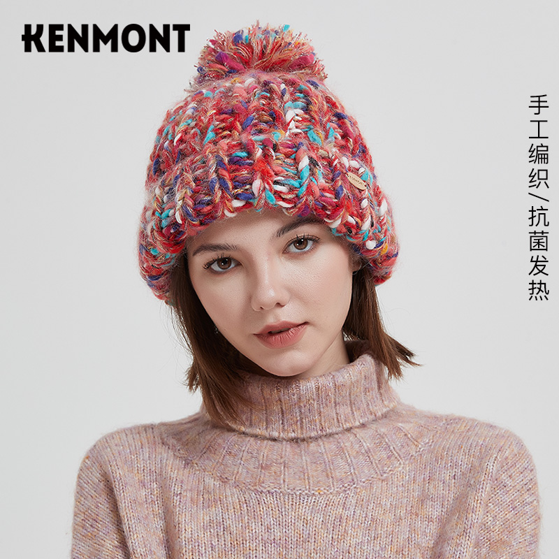 KENMONT粗线纯手工日系百搭女帽