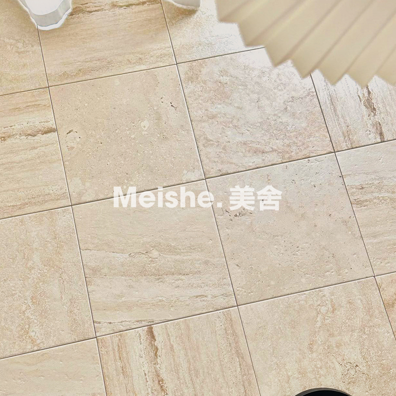 美舍 仿莱姆石哑面瓷砖客厅阳台餐厅服装店防滑仿古地砖300x300