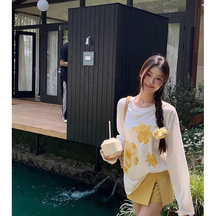 长袖t恤女2025新款爆款春季