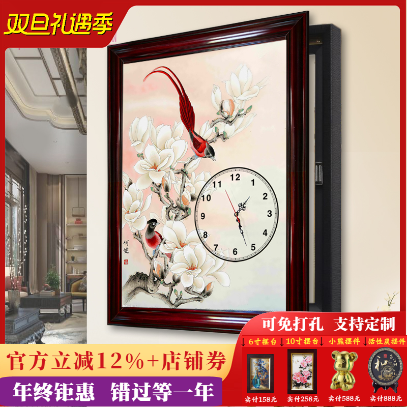 装饰画客厅侧开免打孔电表箱遮挡