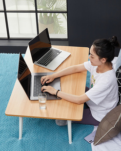 加高特大号床上电脑桌折叠书桌家用床上小桌子笔记本电脑桌飘窗桌