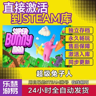 Bunny 在线联机国区全球区Super Man CDKEY 超级兔子人steam激活码
