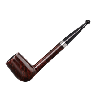 木香石楠木烟斗手工实木直柄长腿经典撞球斗老式传统过滤男士专用