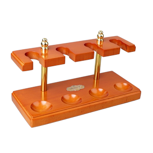 实木烟斗架4位直排罗马立式支架子男士收纳展示五位榉木烟斗底座