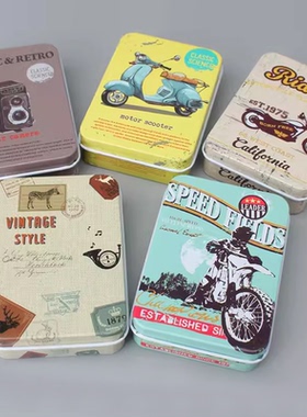 MUXIANG 便携携带烟盒20支装方形马口铁盒烟盒创意香菸盒防潮防折